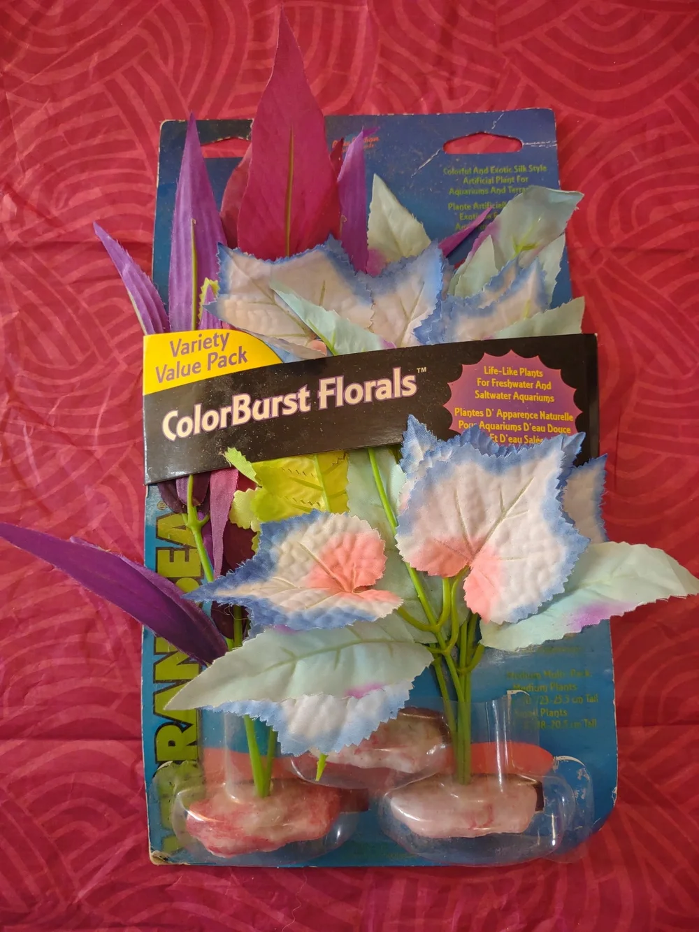 Artificial Aquarium Plants - Pink & Purple